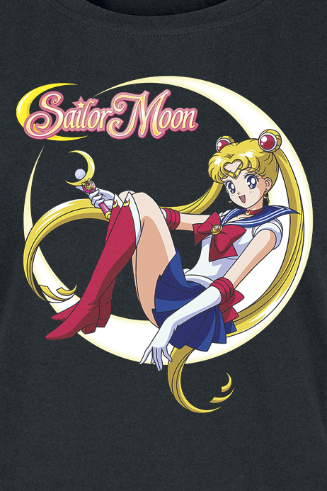 Sailor Moon Sailor Moon T-Shirt black - Image 3