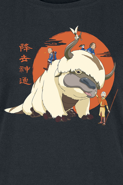 Avatar - The Last Airbender Appa T-Shirt black - Image 3