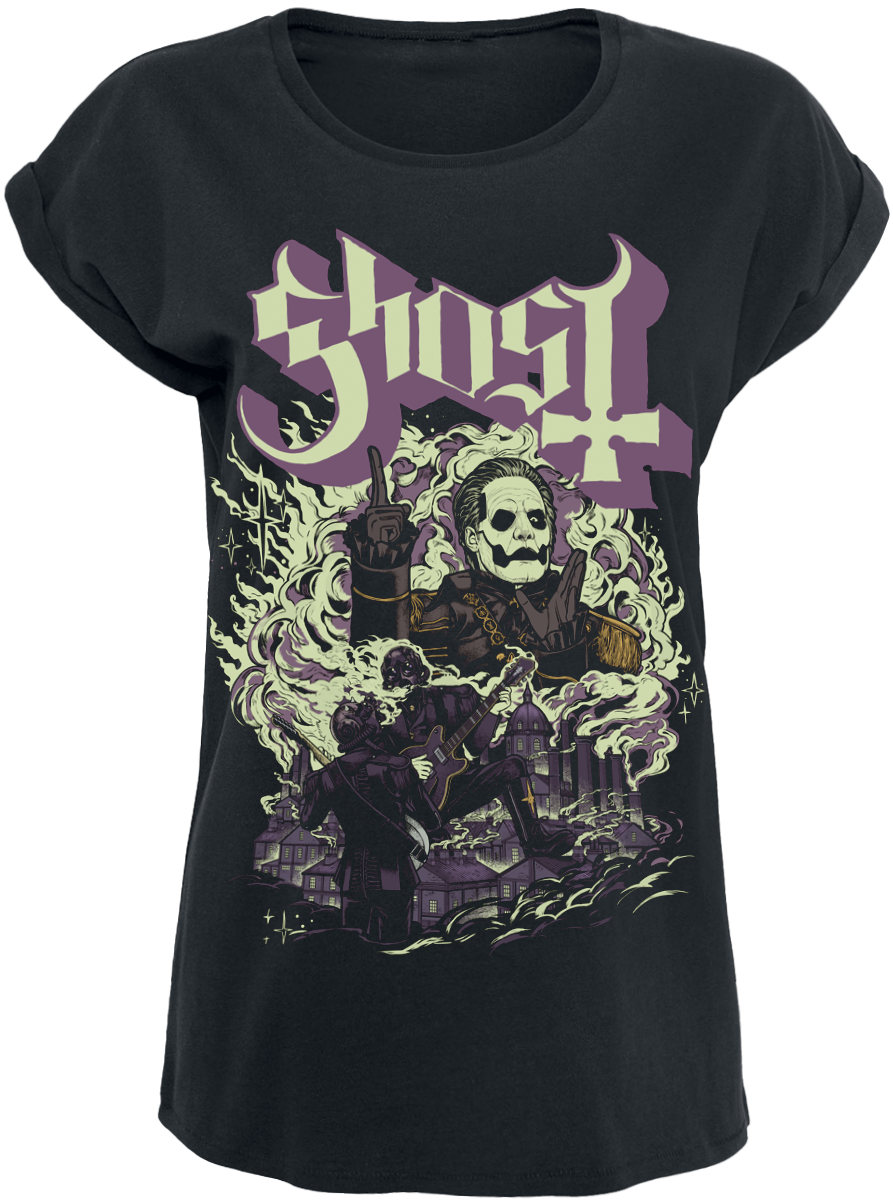 Ghost FOG YK - GITD T-Shirt black - Image 3