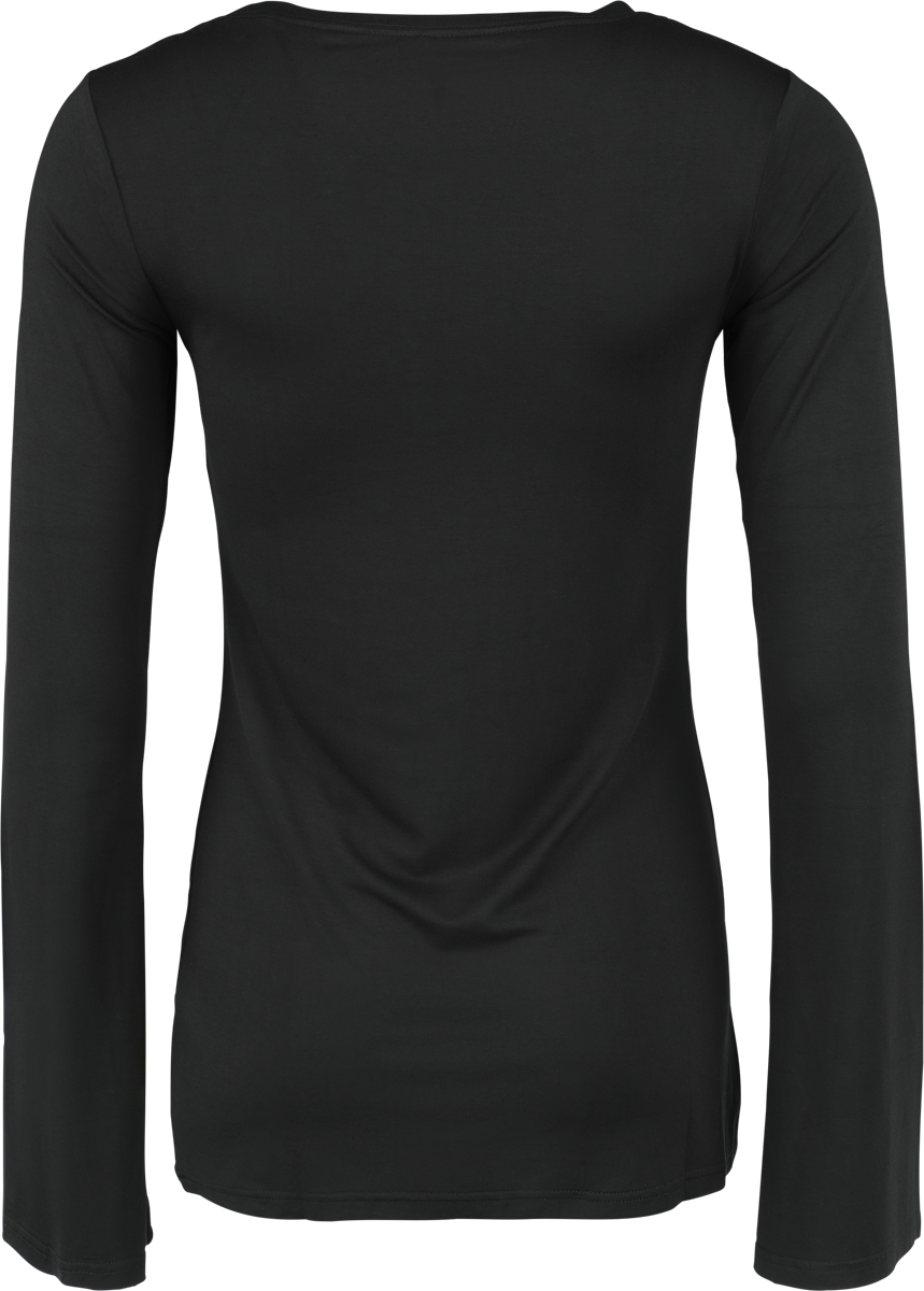 KIHILIST by KILLSTAR Echoed Darkness Tunic Top Long-sleeve Shirt black - Image 3