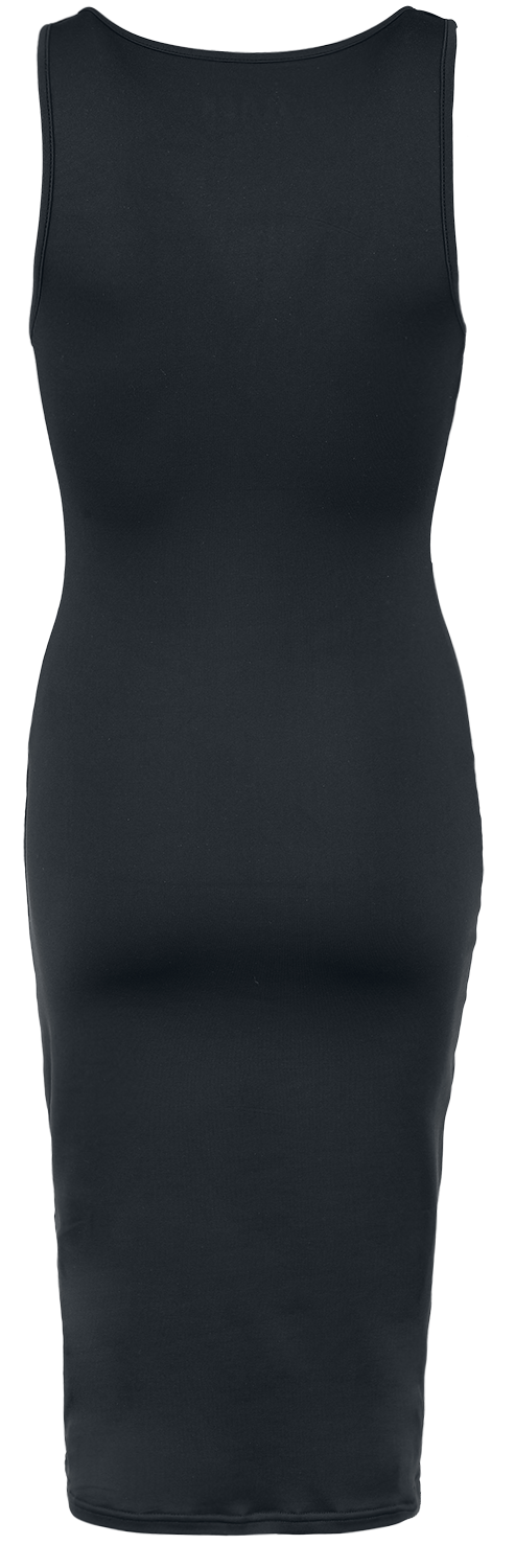 Black Premium by EMP Bodycon Dress with Double Neckline Midi Dress black - Image 3