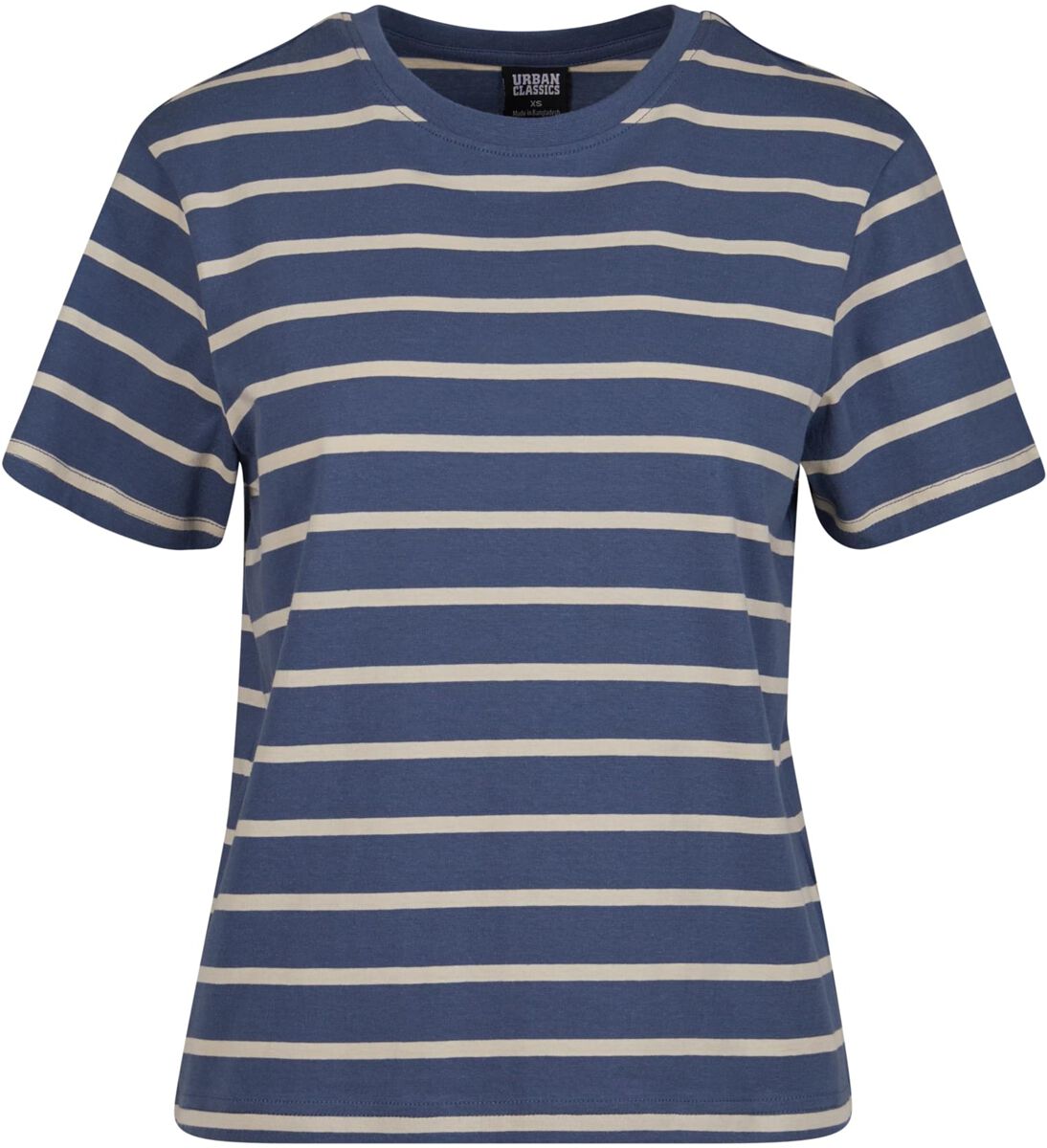Urban Classics Ladies Striped Boxy Tee T-Shirt blue - Image 2