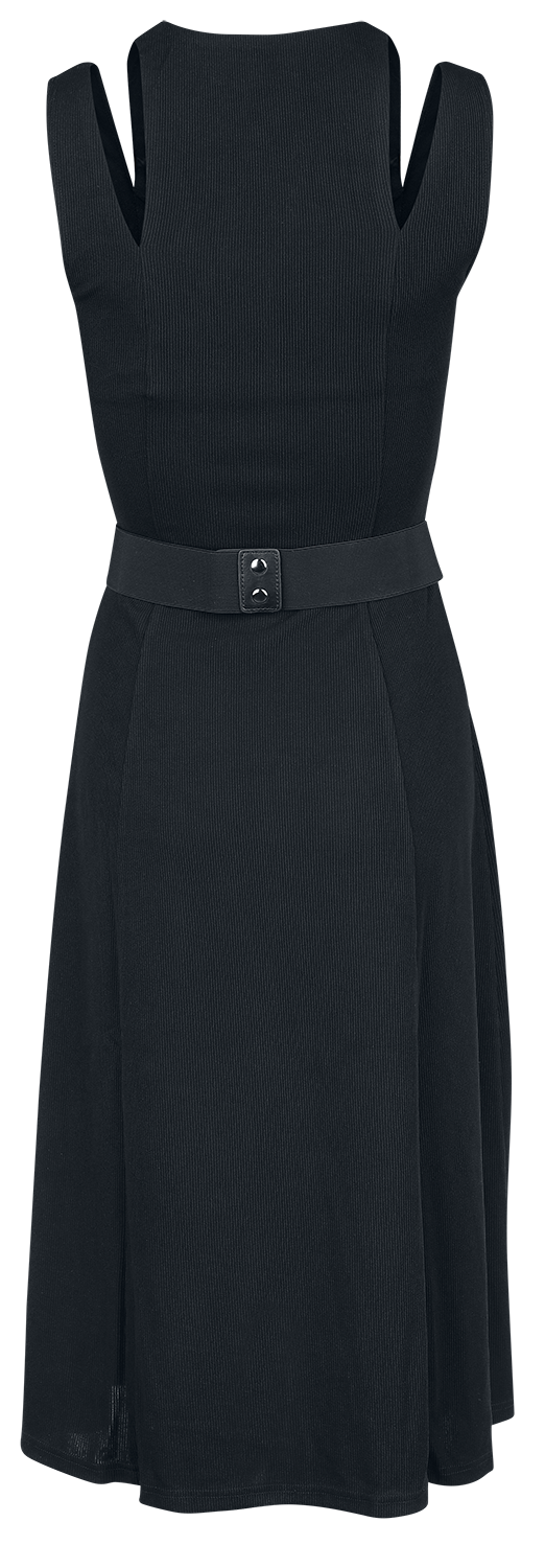 Jawbreaker Shoulder Slash Midi Dress Midi Dress black - Image 3