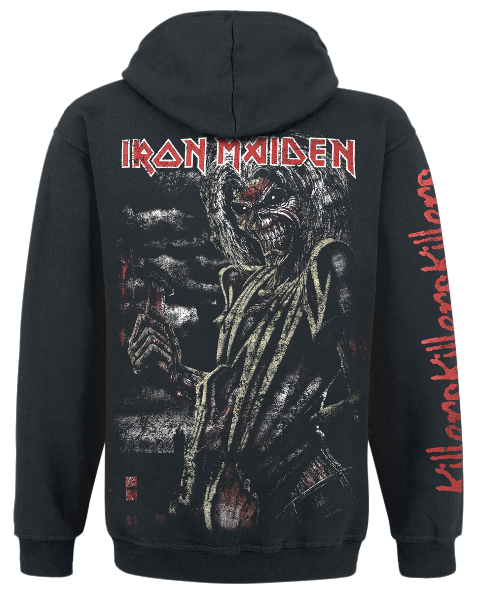 Iron Maiden Killers Storm Hoodie black - Image 3
