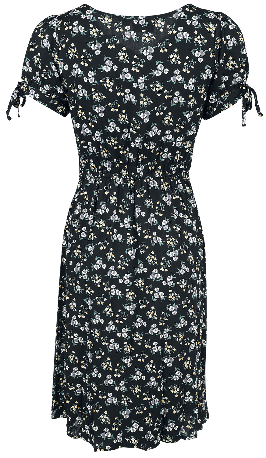 Voodoo Vixen Ditsy Floral Tie Sleeve Dress Midi Dress multicolour - Image 3