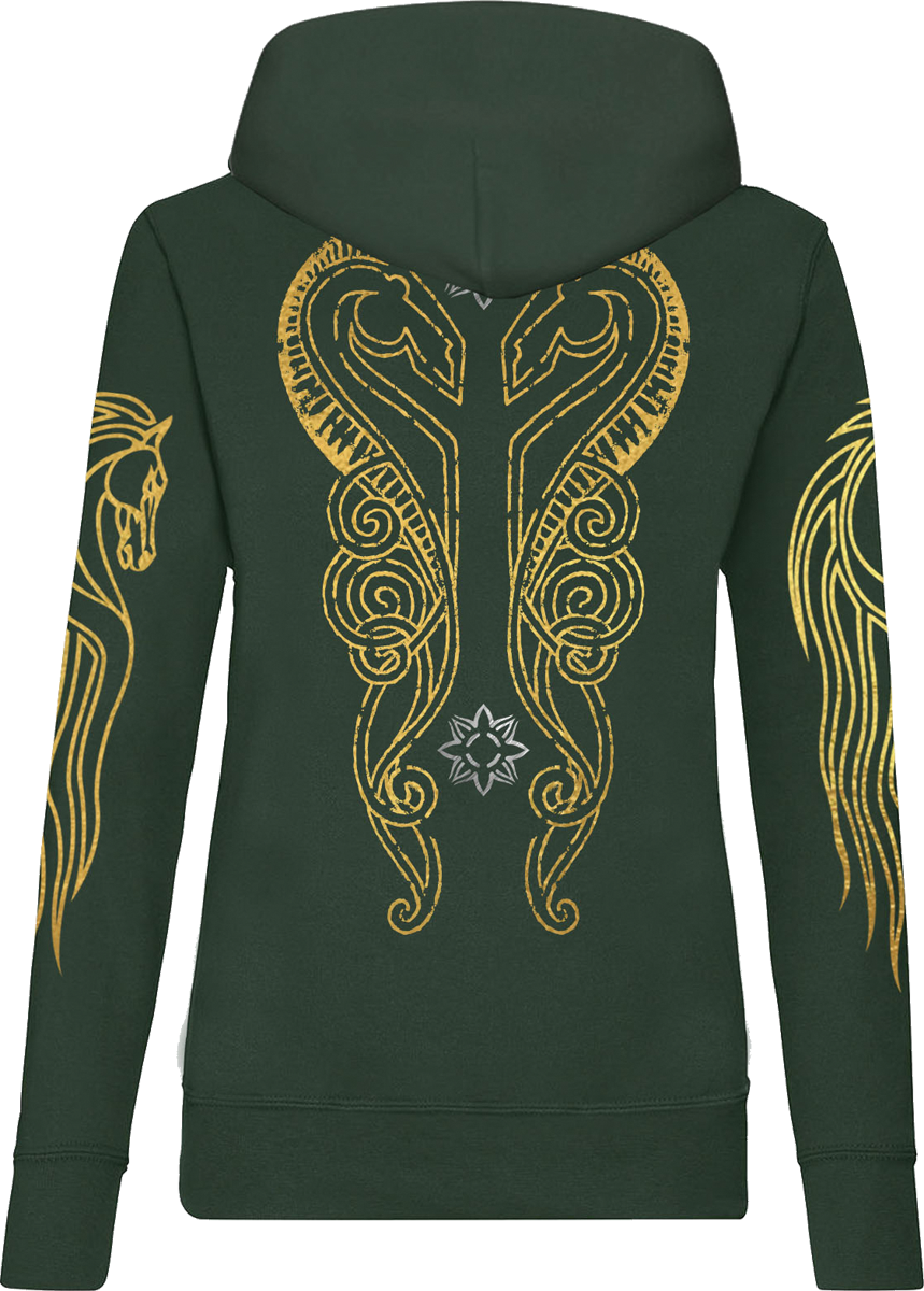 The Lord Of The Rings Rohan Hoodie green - Image 3