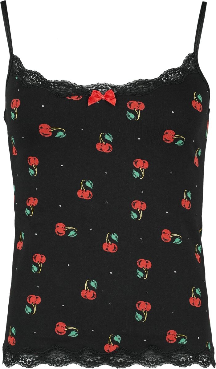 Pussy Deluxe Cherries Classic Top Top black red - Image 2