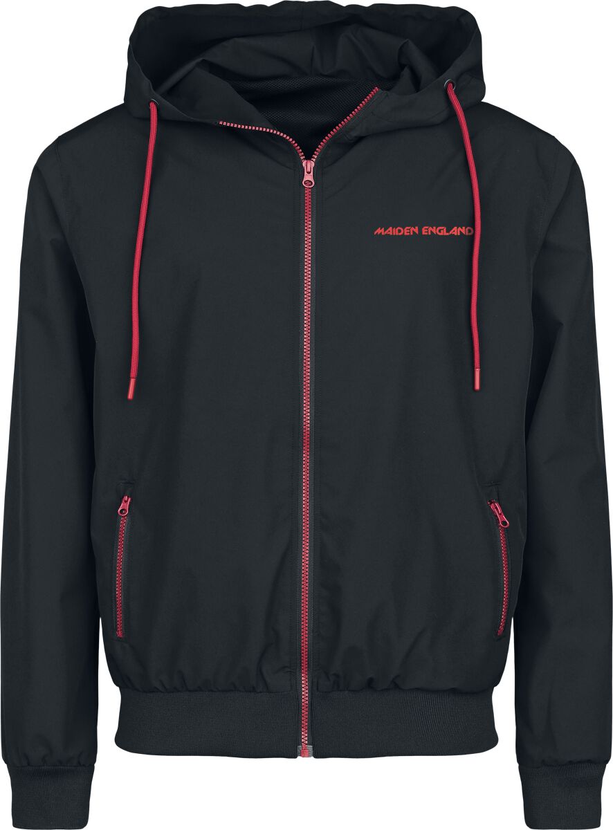 Iron Maiden Logo Windbreaker black - Image 2