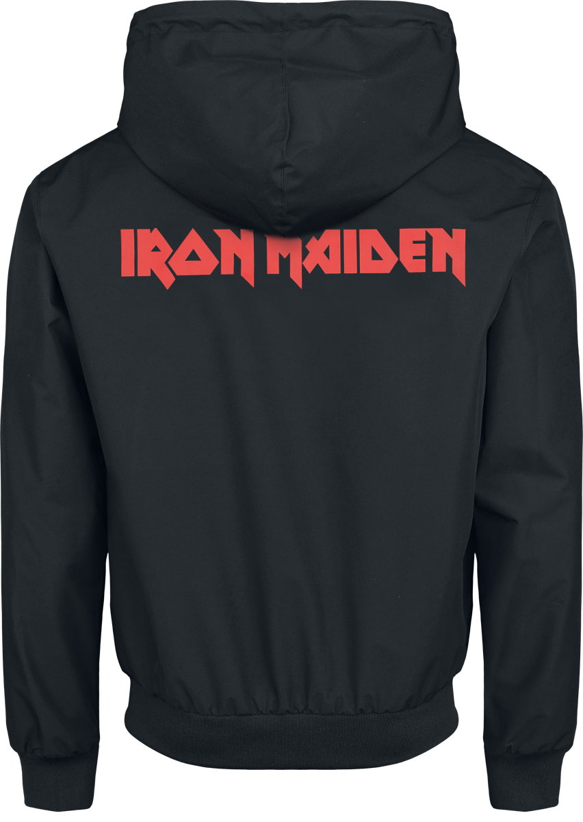 Iron Maiden Logo Windbreaker black - Image 3