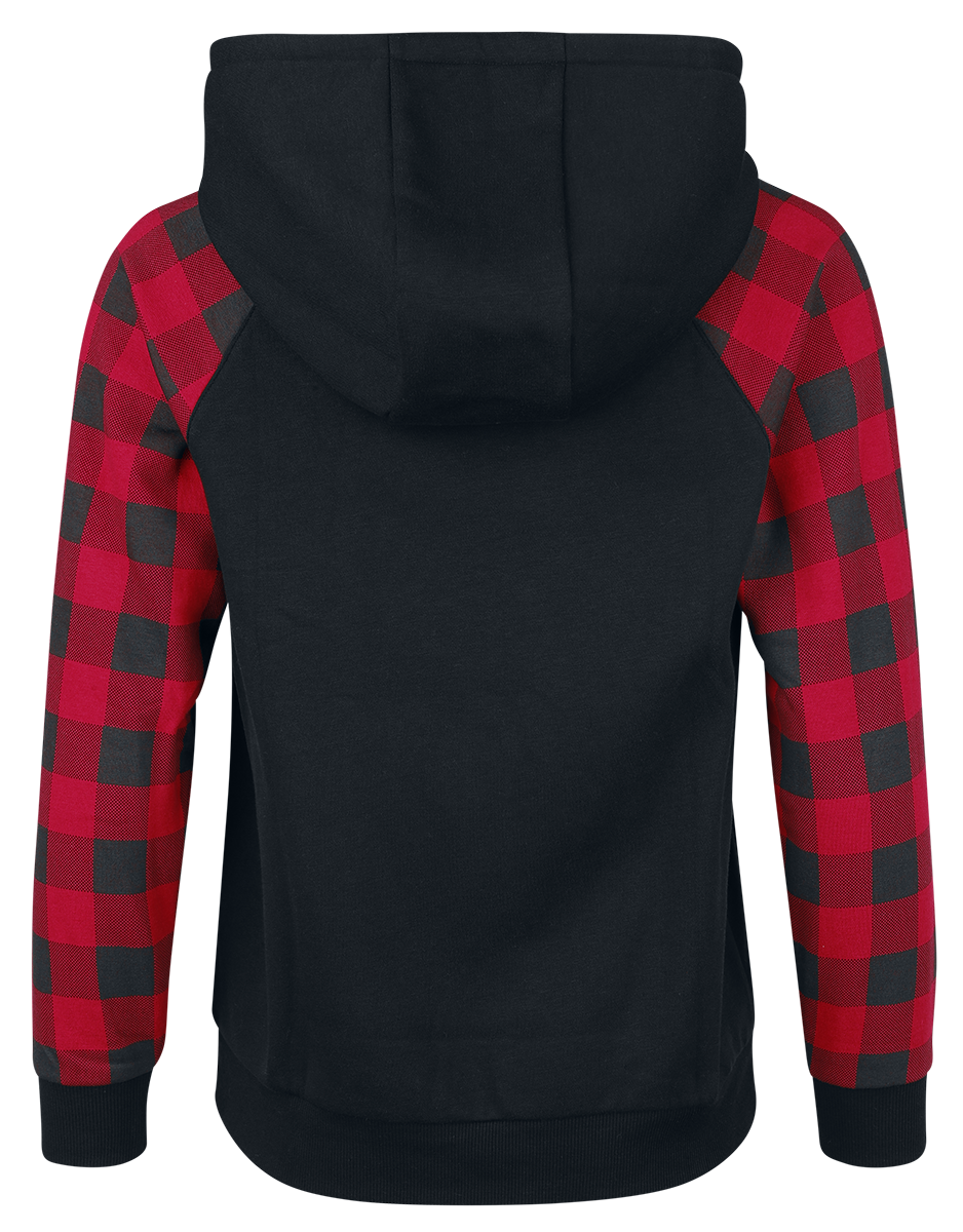RED by EMP Stay Different Hoodie black red - Image 3