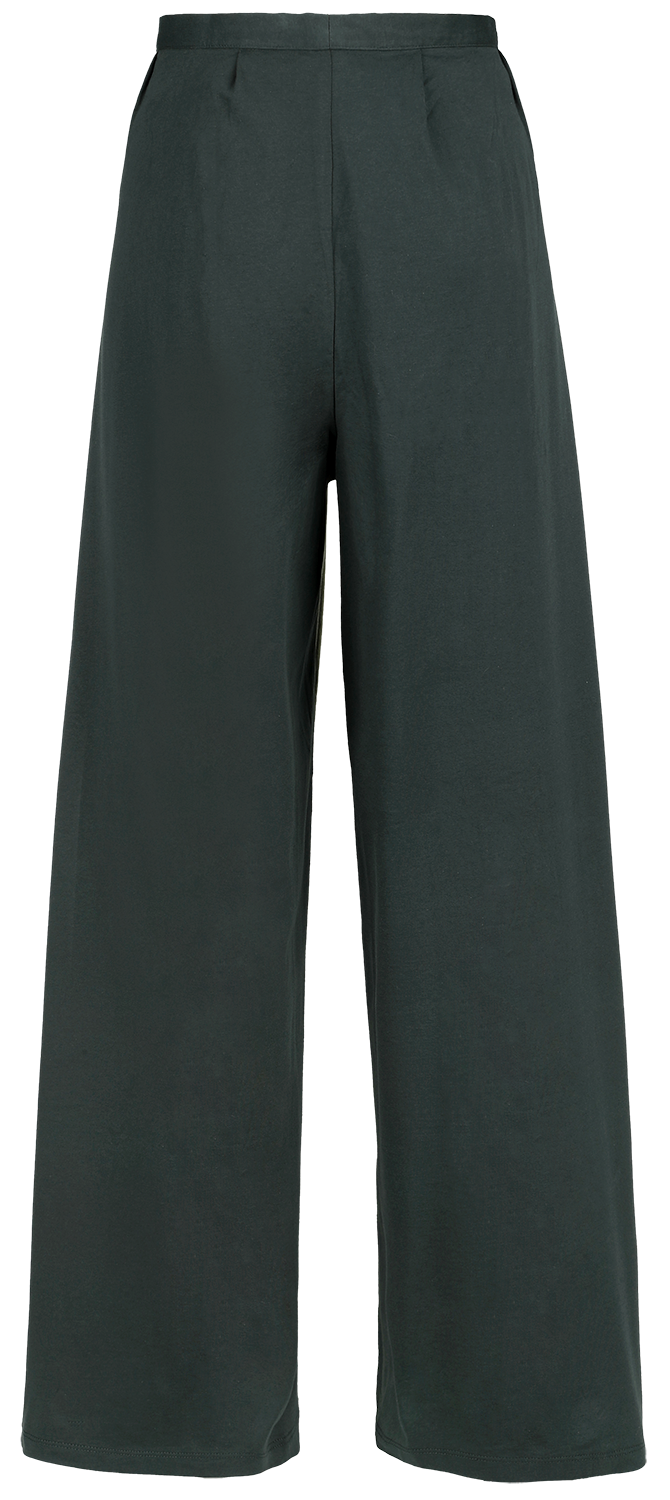 Black Premium by EMP Wrap Trousers with Ornaments Cloth Trousers dark green - Image 3
