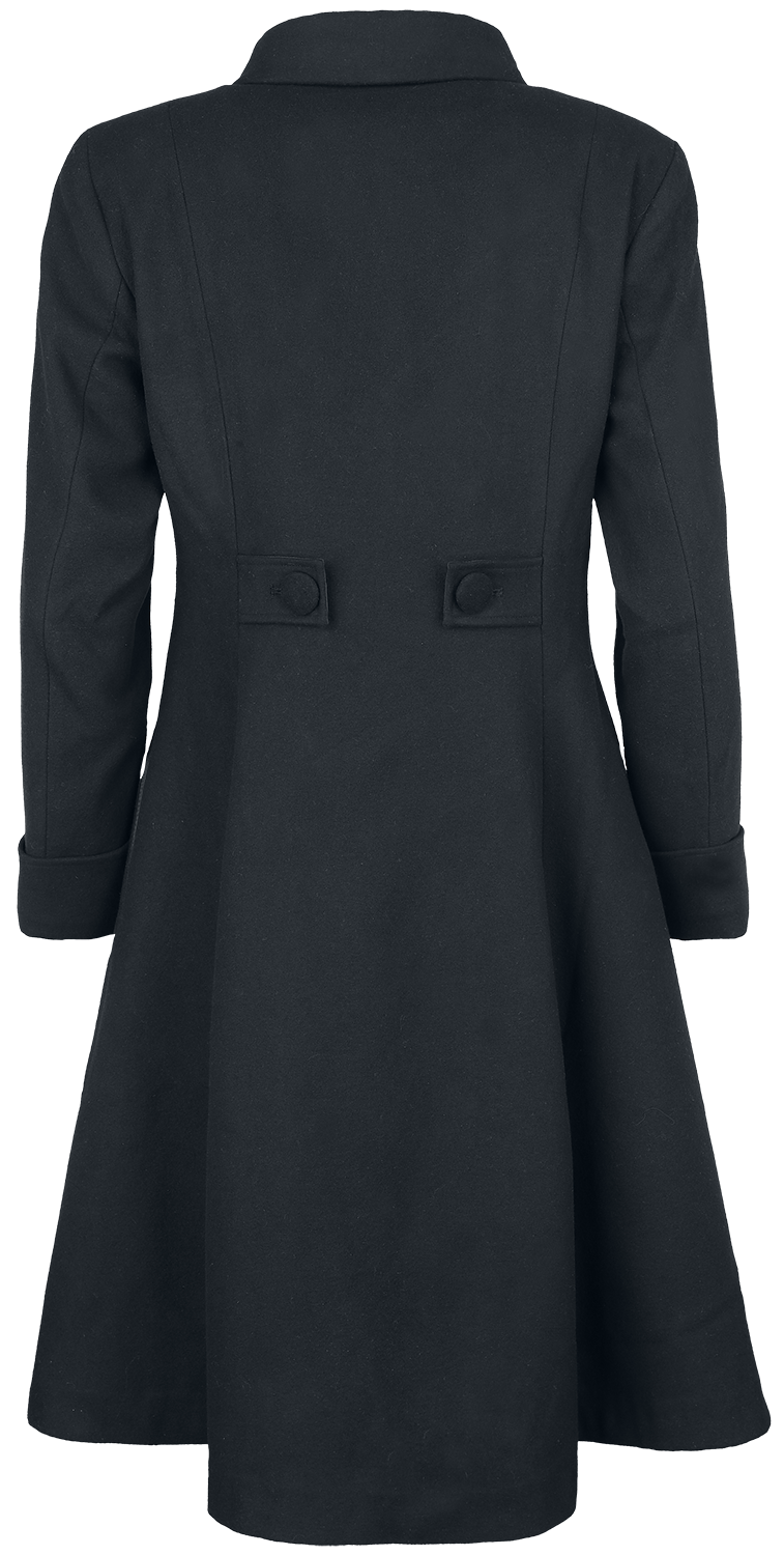 Gothicana by EMP Ophelia Coat Coat black - Image 3