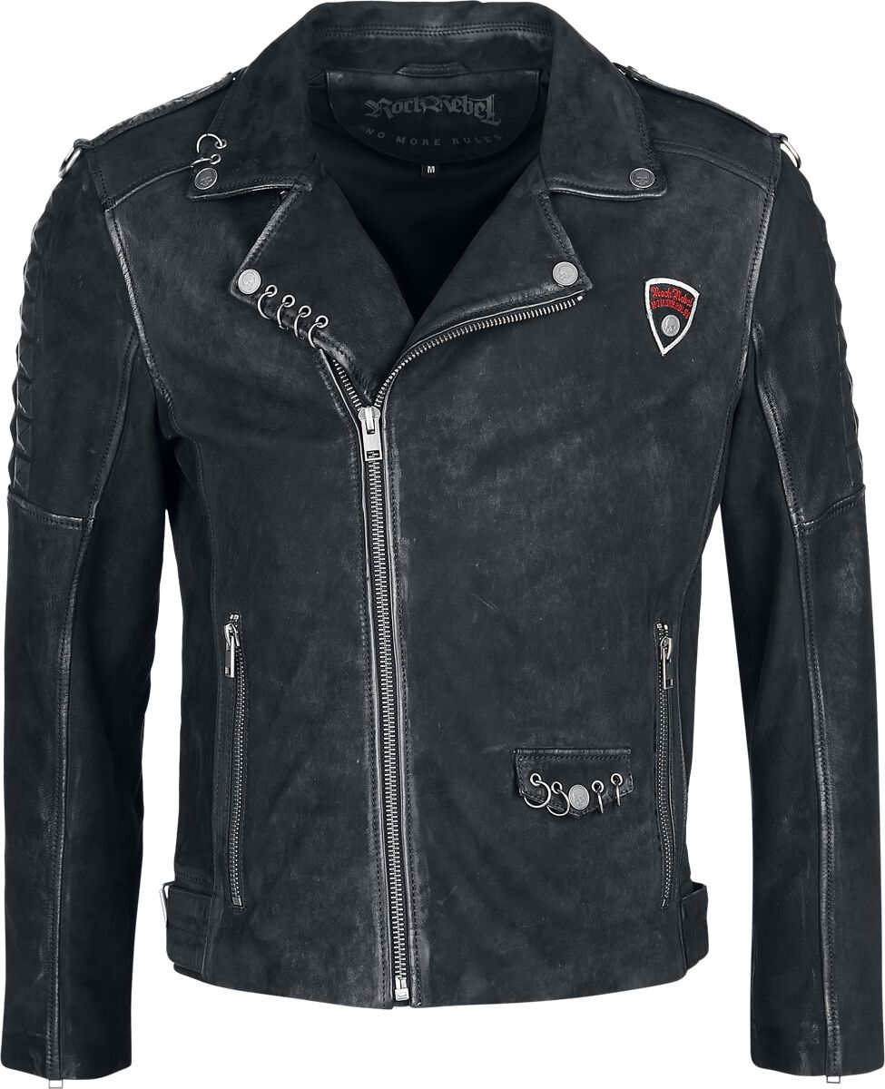 Rock Rebel by EMP Leather Jacket black - Image 2