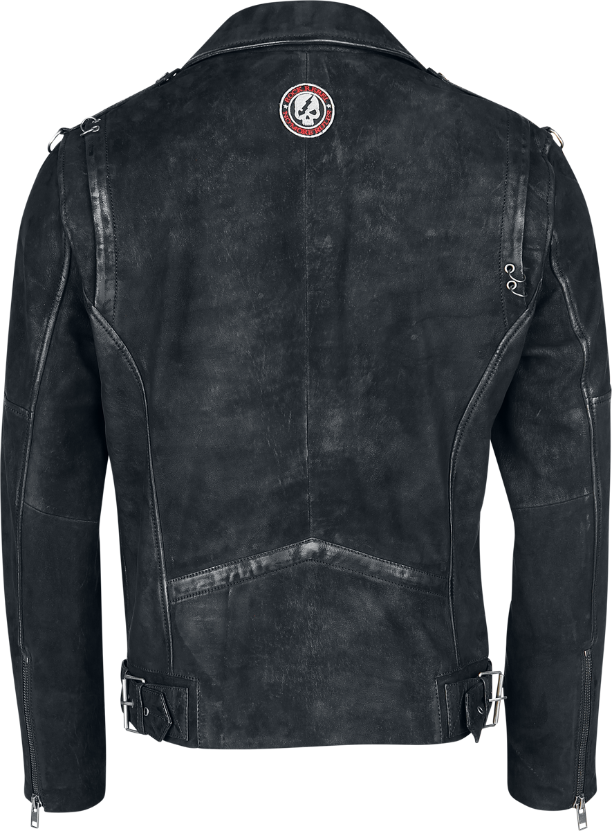 Rock Rebel by EMP Leather Jacket black - Image 3