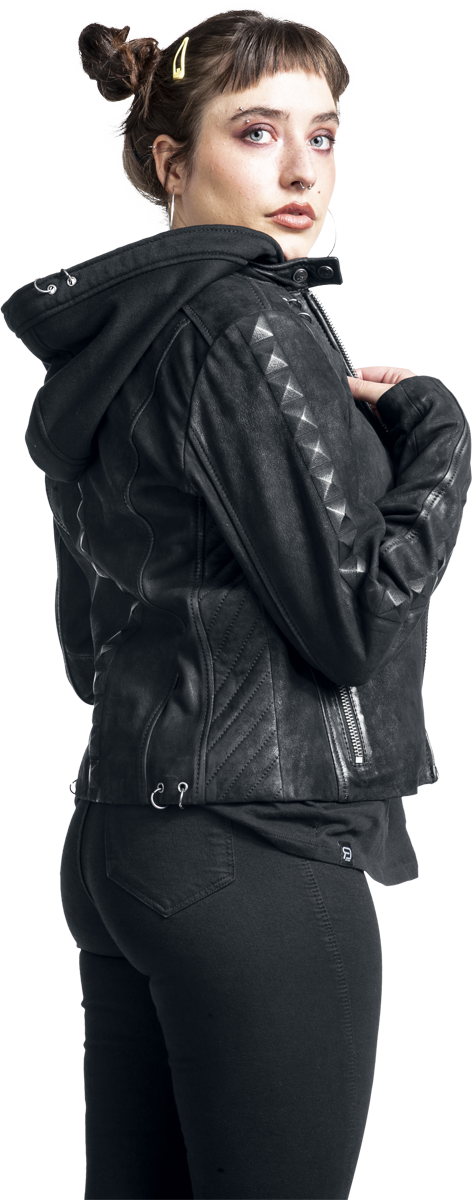 Rock Rebel by EMP Leather Jacket black - Image 3