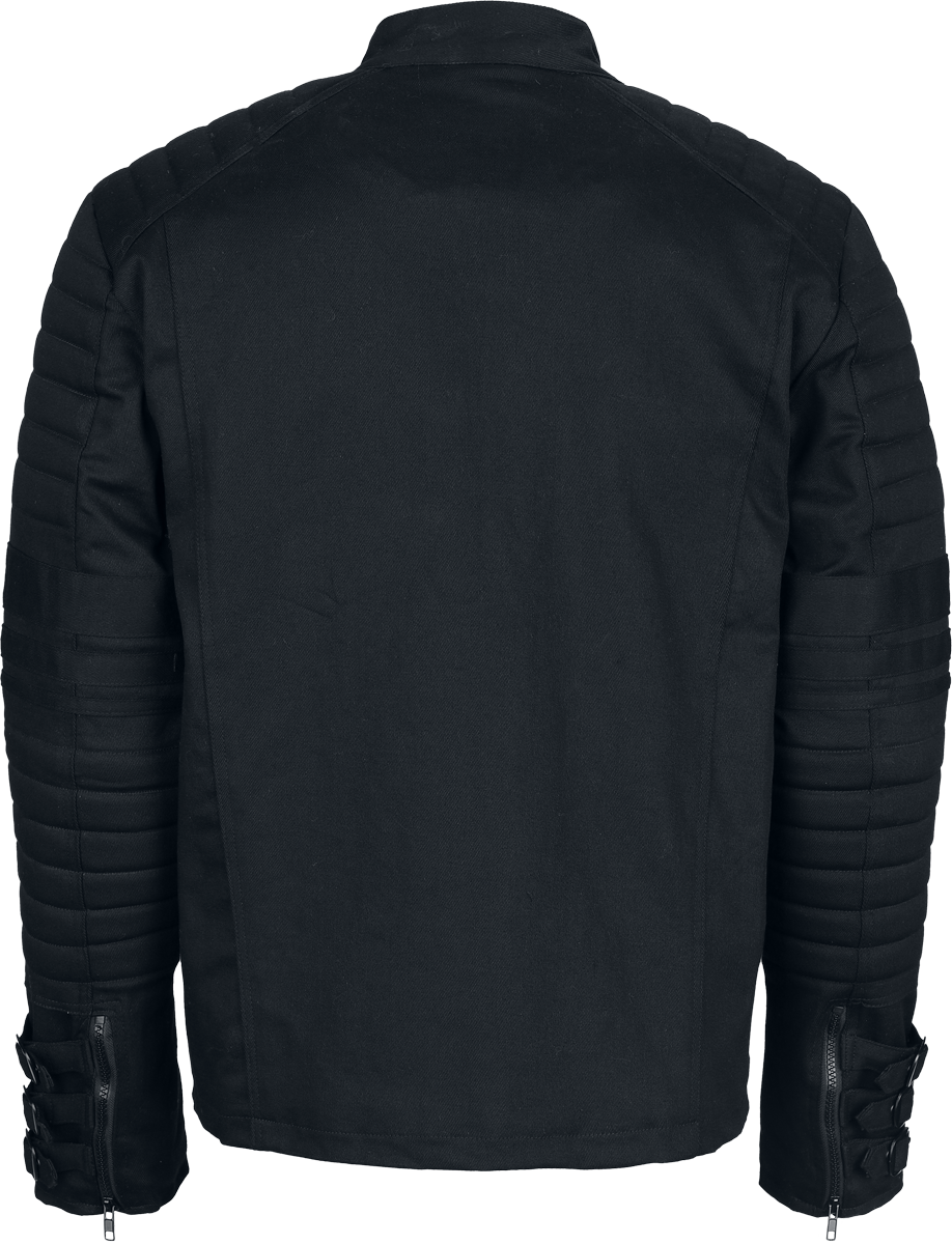 Gothicana by EMP Jacket with ribbed sleeves Mid-Season Jackets black - Image 3