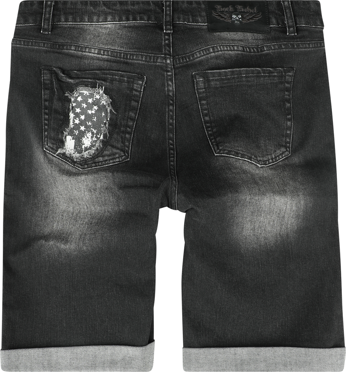 Rock Rebel by EMP Walk With Me In Hell Shorts black - Image 3