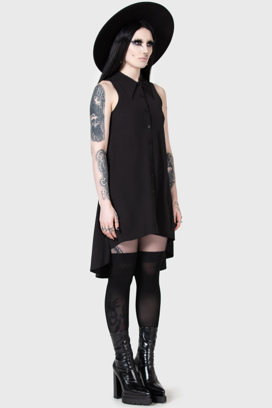 KIHILIST by KILLSTAR Olde Night Dress Mini Dress black - Image 3