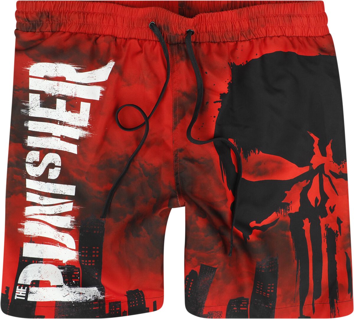 The Punisher Skull - Red Desaster Swim Shorts multicolour - Image 2