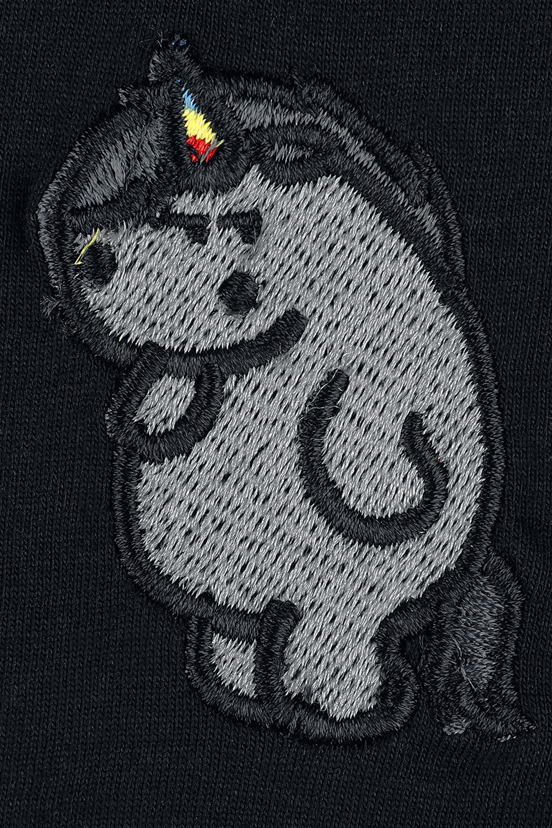 Chubby Unicorn Grumpy Unicorn Tanktop black - Image 3