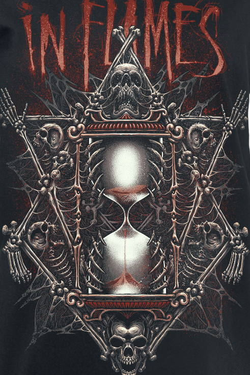 In Flames Dark Hourglass T-Shirt black - Image 3