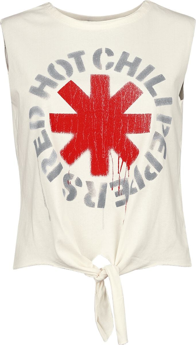 Red Hot Chili Peppers Amplified Collection - Stencil Asterix Top white - Image 2