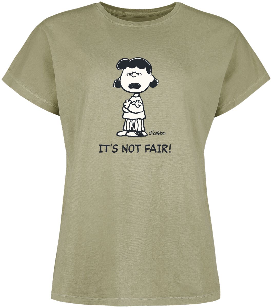 Peanuts Lucy van Pelt - It´s Not Fair! T-Shirt green - Image 2