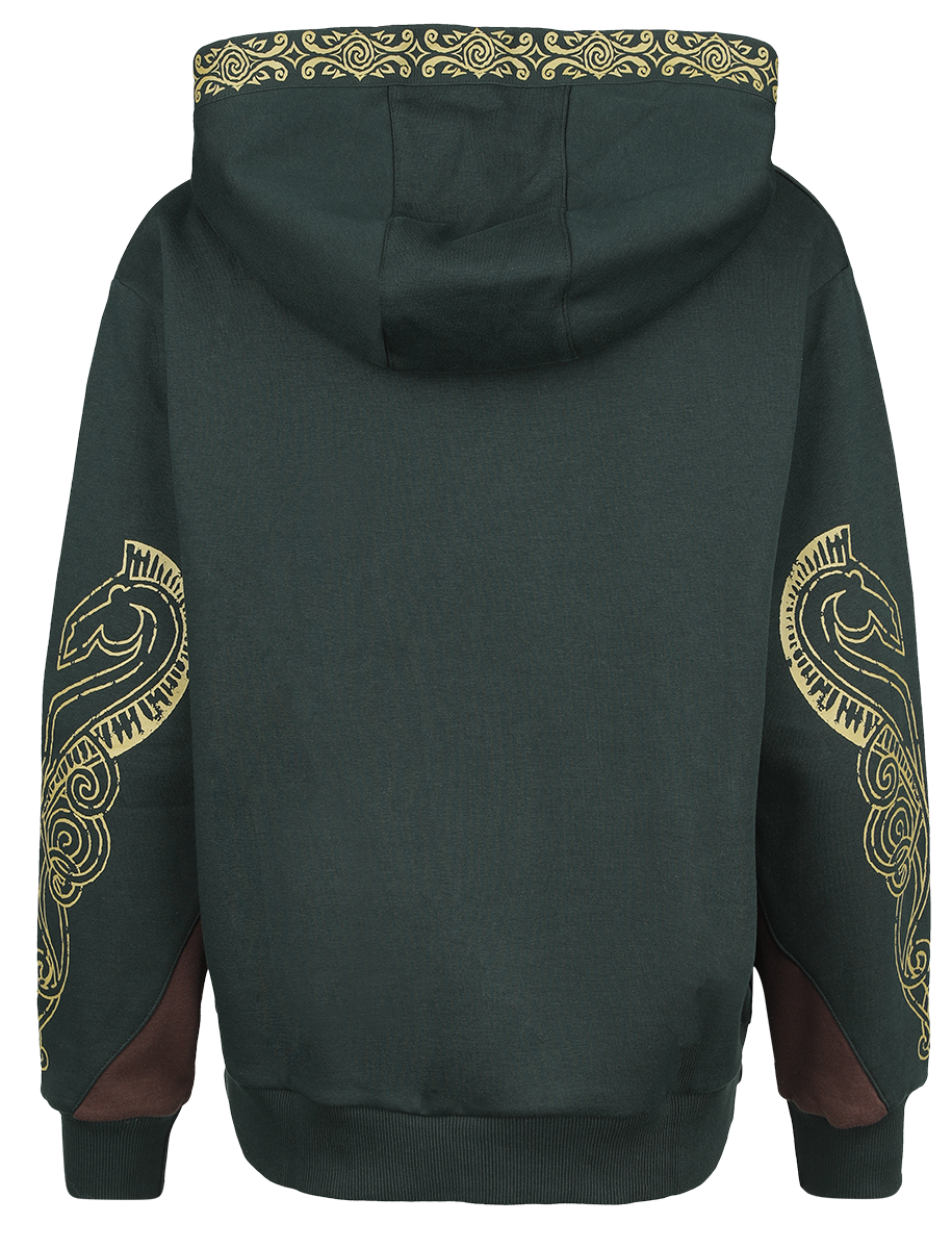 The Lord Of The Rings Rohirrim Hoodie Jacket green - Image 3