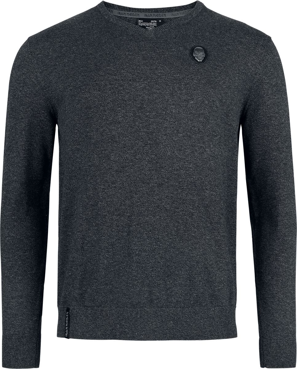 Iron Maiden EMP Signature Collection Knit jumper mottled dark grey - Image 2