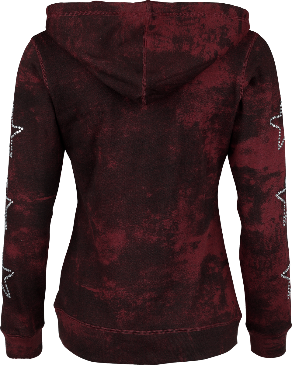 Five Finger Death Punch EMP Signature Collection Hoodie red black - Image 3