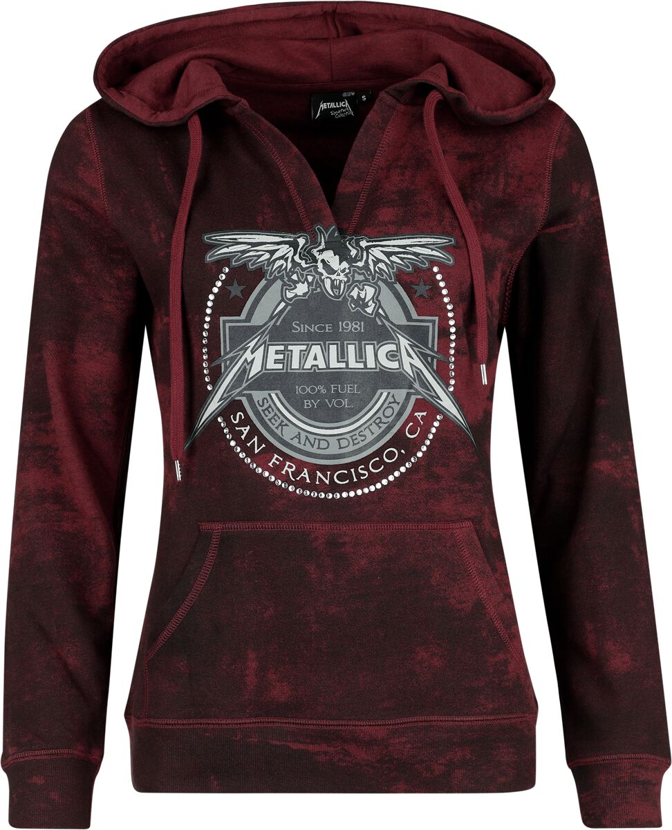 Metallica EMP Signature Collection Hoodie red black - Image 2