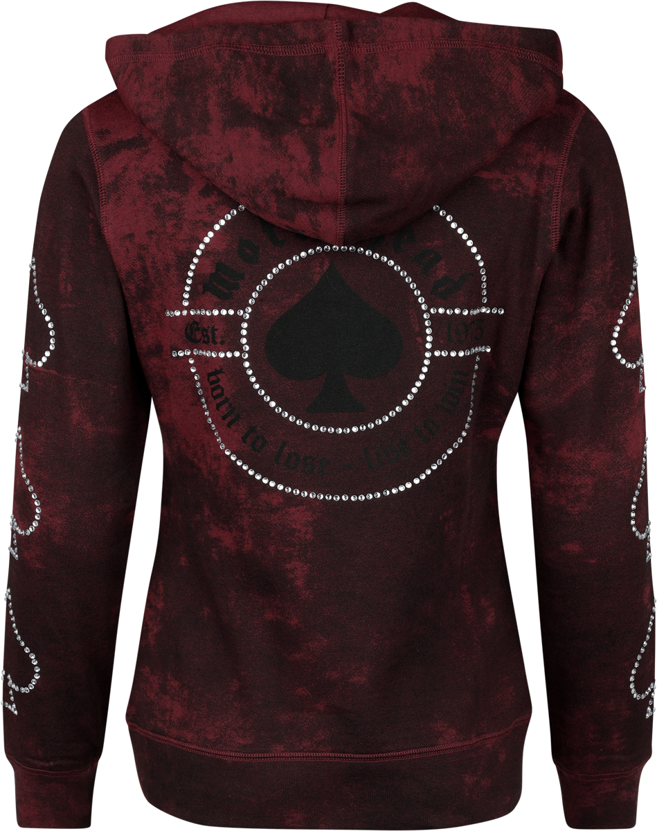 Motörhead EMP Signature Collection Hoodie red black - Image 3