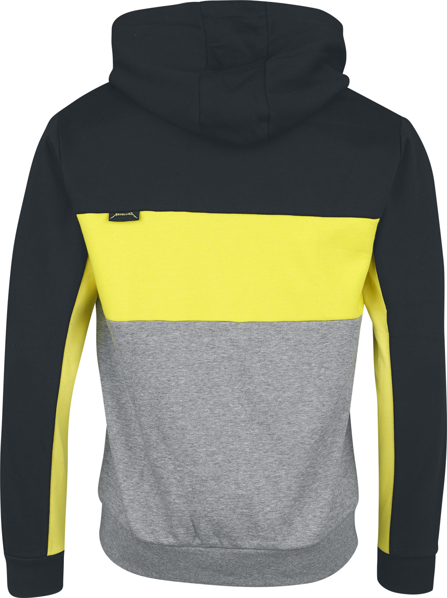 Metallica EMP Signature Collection Hoodie black grey yellow - Image 3