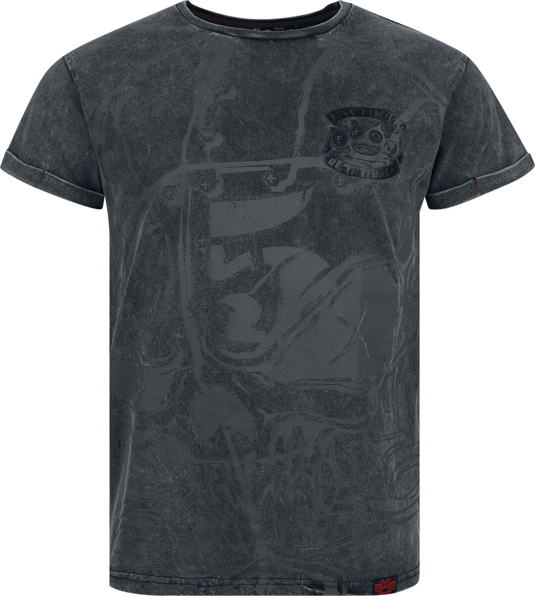 Five Finger Death Punch EMP Signature Collection T-Shirt grey - Image 2