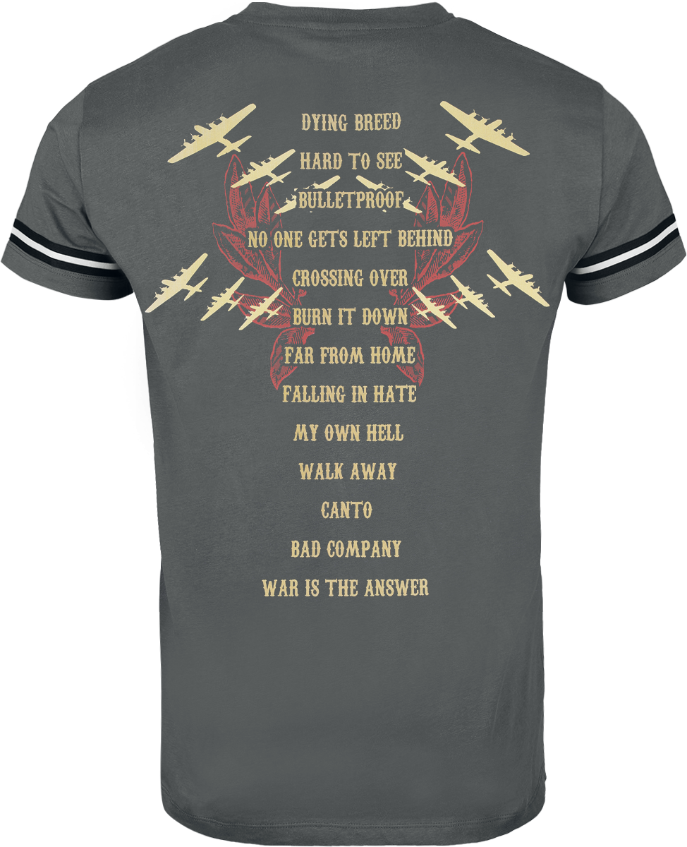 Five Finger Death Punch War Is The Answer T-Shirt grey - Image 3