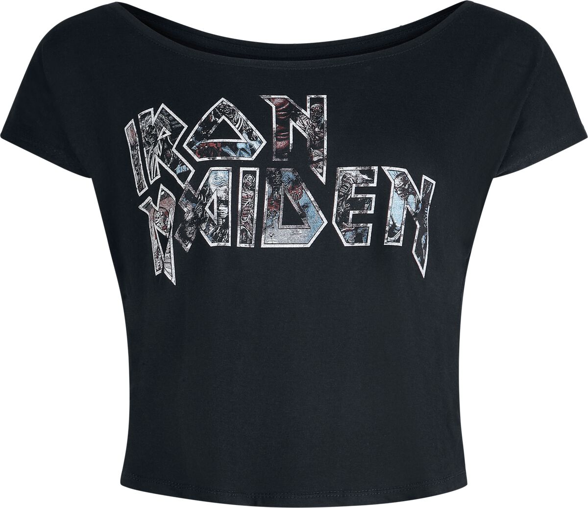 Iron Maiden Logo T-Shirt black - Image 2