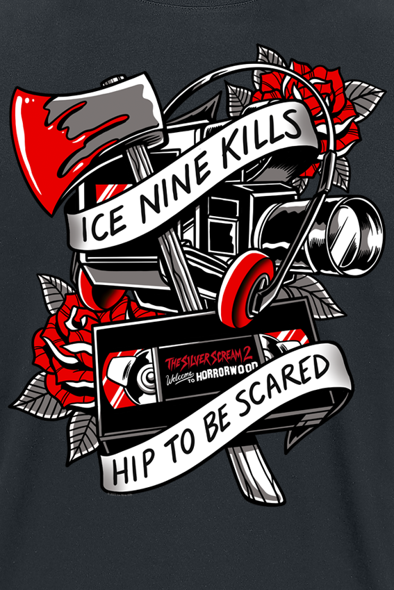 Ice Nine Kills Hip To Be Scared T-Shirt black - Image 3