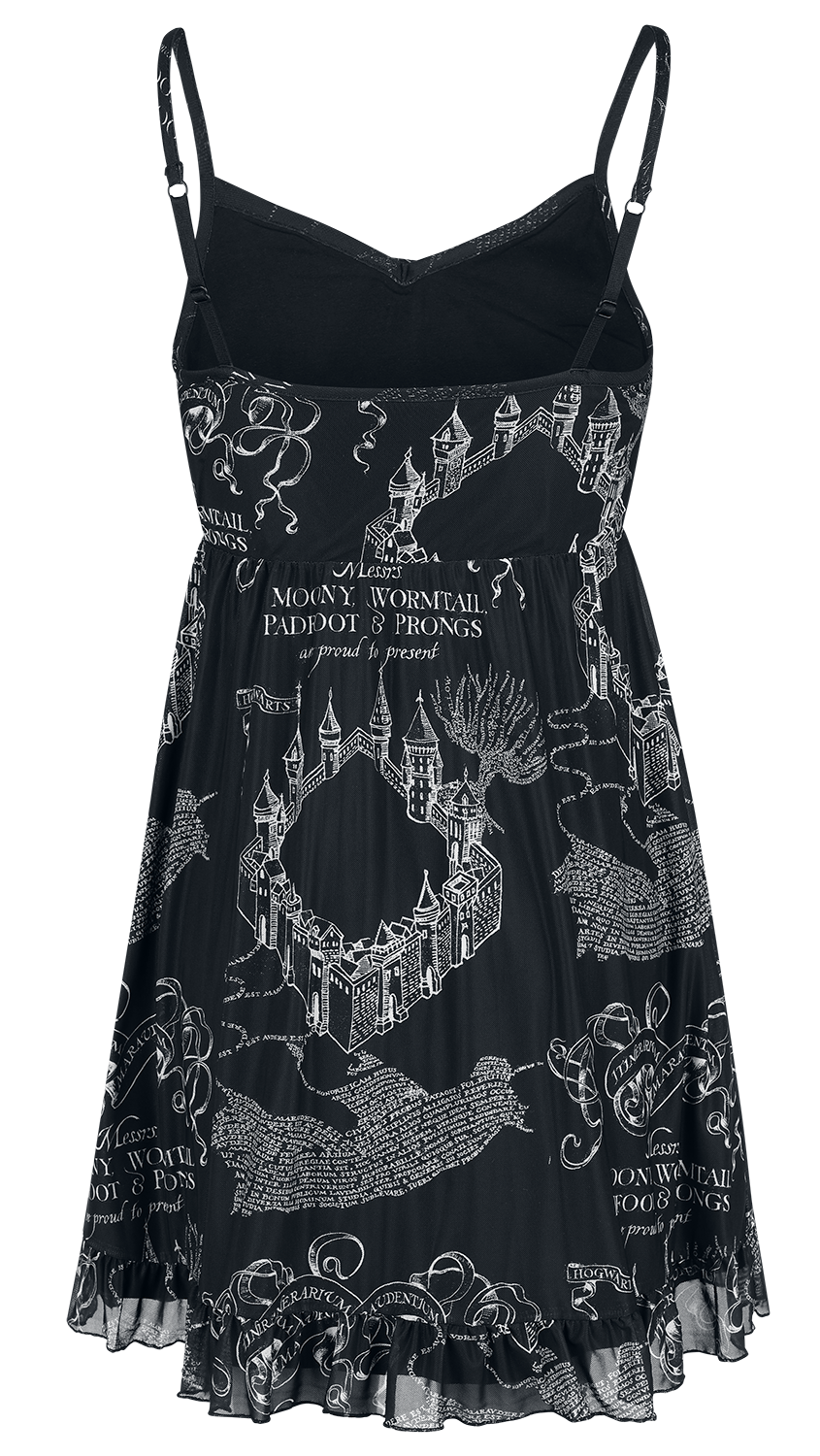 Harry Potter Marauder's map Mini Dress multicolour - Image 3
