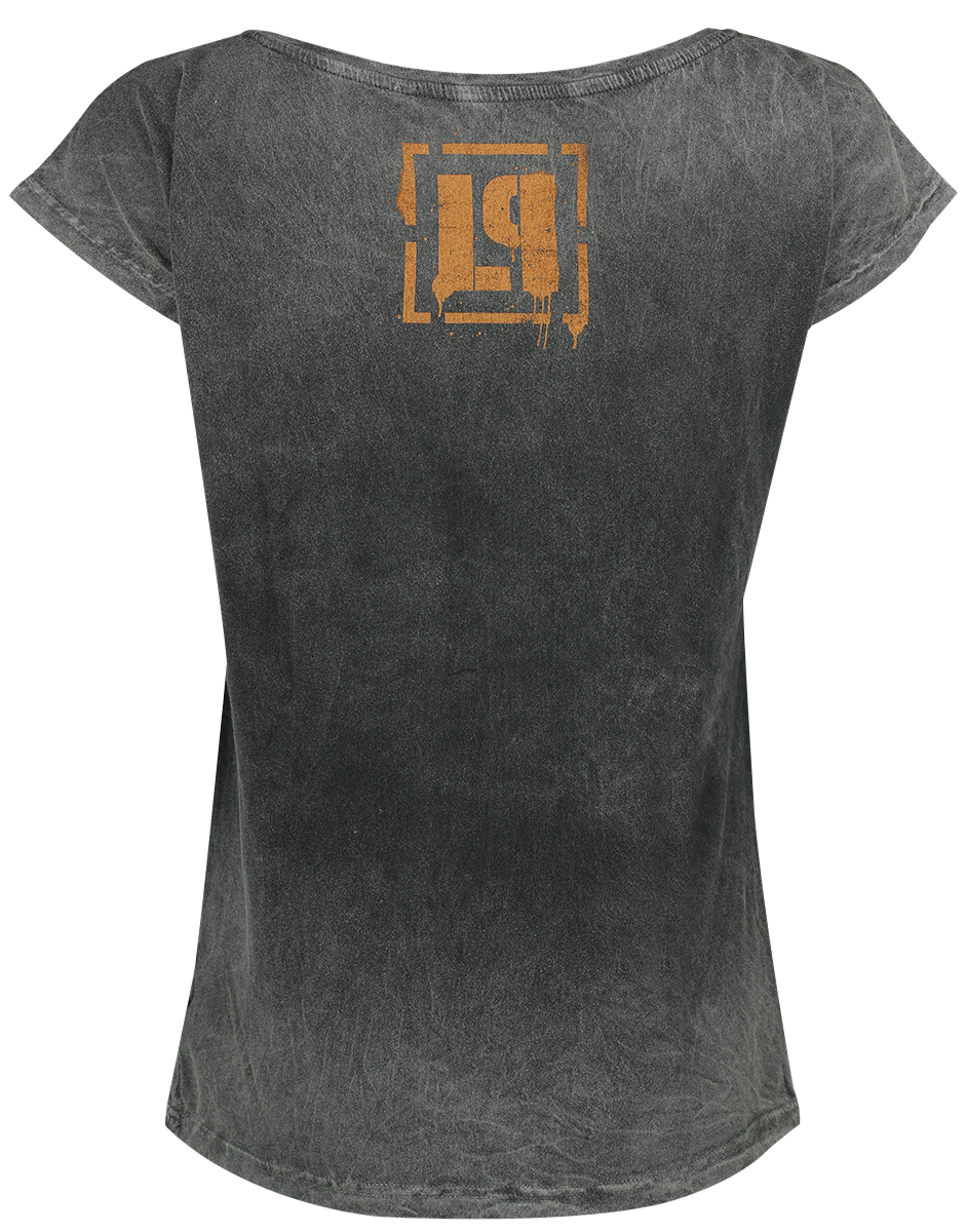 Linkin Park Overlay T-Shirt grey - Image 3