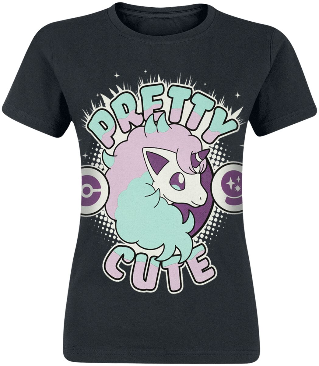 Pokémon Galar Ponyta T-Shirt black - Image 2