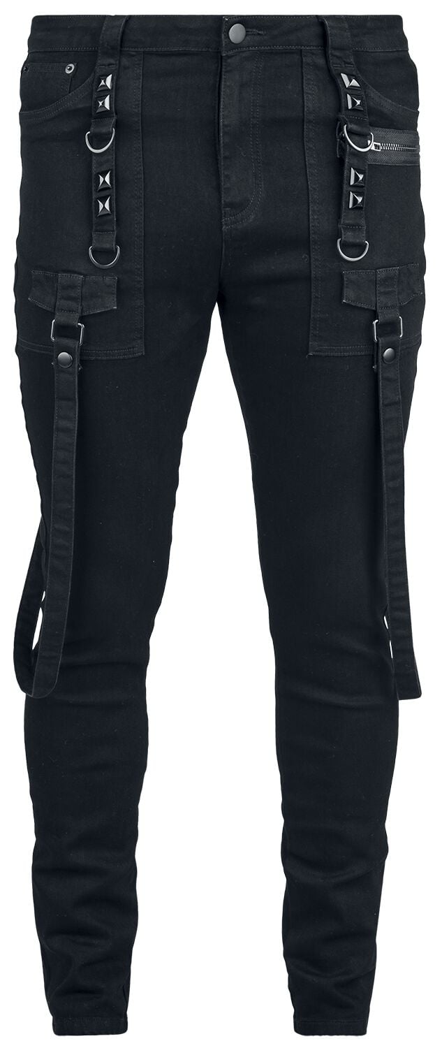 KIHILIST by KILLSTAR KIHILIST Bondage Trousers Jeans black - Image 2