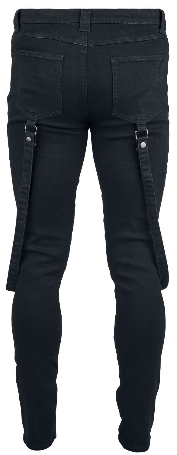KIHILIST by KILLSTAR KIHILIST Bondage Trousers Jeans black - Image 3