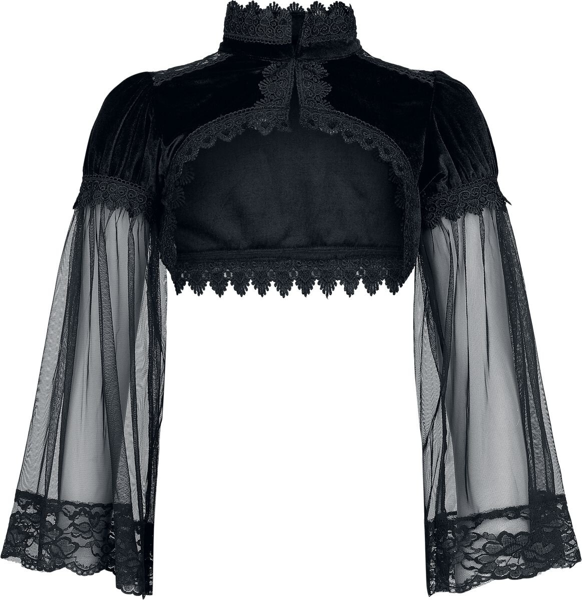 Gothicana by EMP Dark Whimsy Romance Bolero black - Image 2