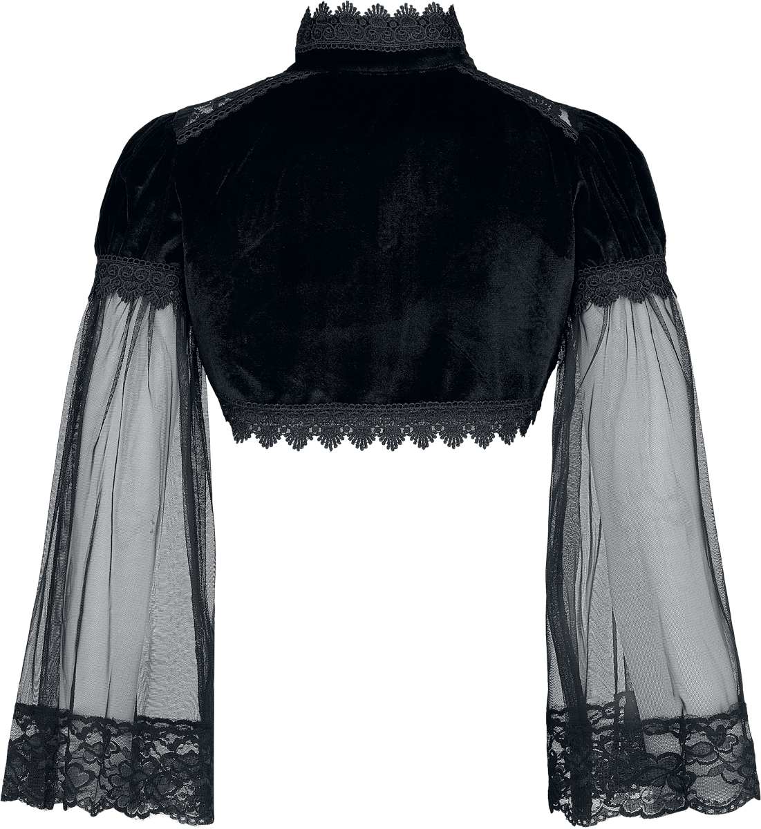 Gothicana by EMP Dark Whimsy Romance Bolero black - Image 3