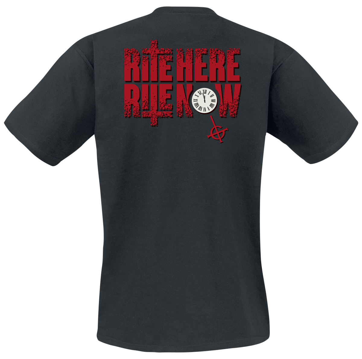 Ghost Rite Here With Title Back T-Shirt black - Image 3