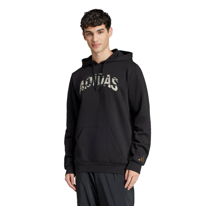 Adidas M C Camo LIN HD Hoodie black - Image 3