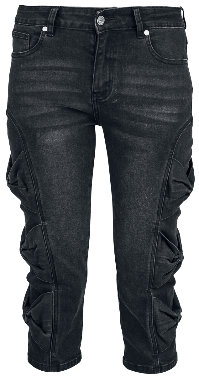 Full Volume by EMP Capri Shorts With Bow Detail Shorts black - Image 3