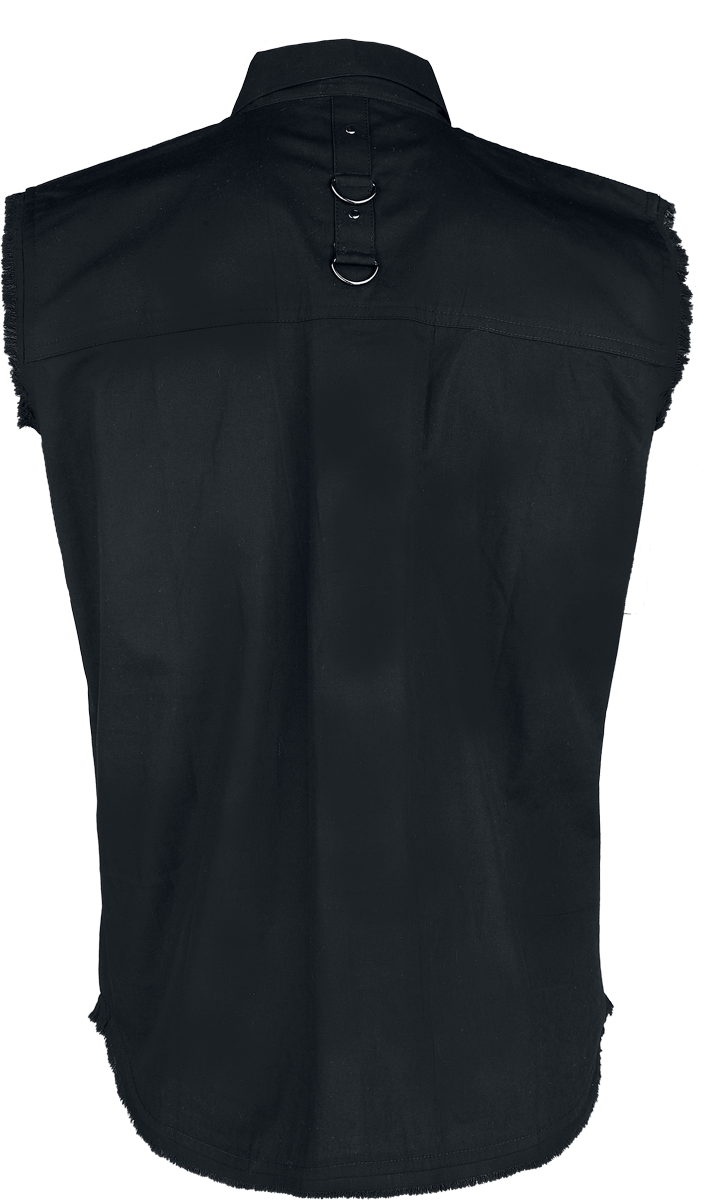 Gothicana by EMP Vest Short-sleeved Shirt black - Image 3