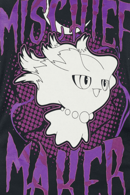 Pokémon Misdreavus - Mischief Maker Top black - Image 3