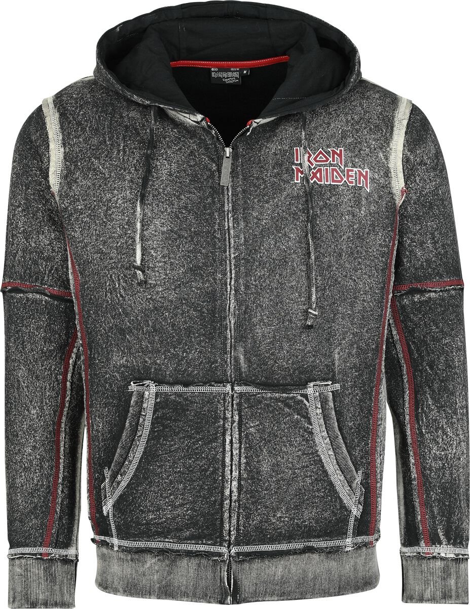 Iron Maiden EMP Signature Collection Hoodie Jacket dark grey - Image 2